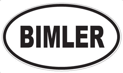 BIMLER - Oval Magnet