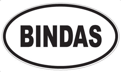 BINDAS - Oval Magnet