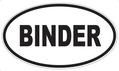 BINDER - Oval Magnet