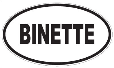 BINETTE - Oval Magnet