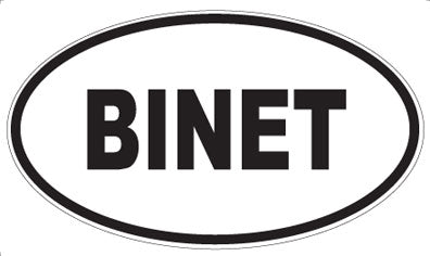 BINET - Oval Magnet