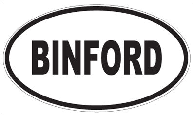 BINFORD - Oval Magnet