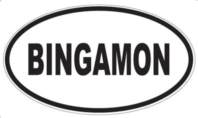 BINGAMON - Oval Magnet