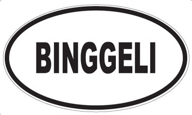 BINGGELI - Oval Magnet