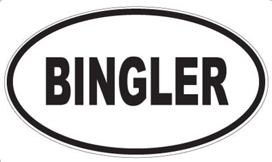 BINGLER - Oval Magnet