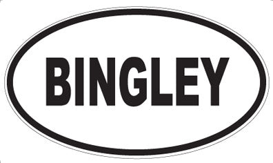 BINGLEY - Oval Magnet