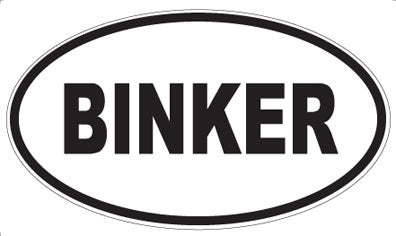 BINKER - Oval Magnet