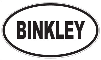 BINKLEY - Oval Magnet