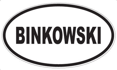 BINKOWSKI - Oval Magnet