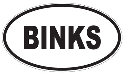 BINKS - Oval Magnet