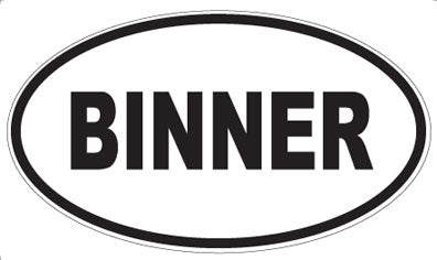 BINNER - Oval Magnet