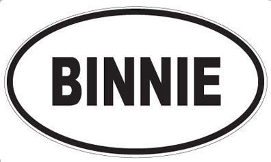 BINNIE - Oval Magnet