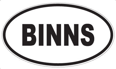 BINNS - Oval Magnet