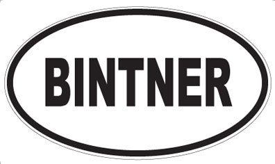 BINTNER - Oval Magnet