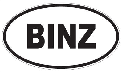 BINZ - Oval Magnet