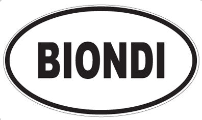 BIONDI - Oval Magnet