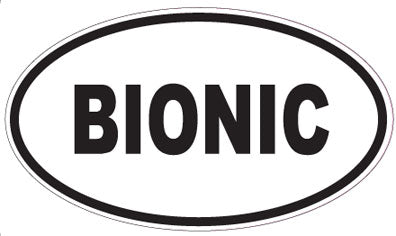 BIONIC - Oval Sticker