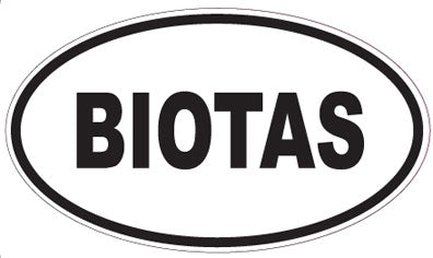 BIOTAS - Oval Sticker
