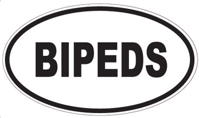 BIPEDS - Oval Sticker