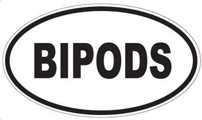 BIPODS - Oval Sticker