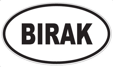 BIRAK - Oval Magnet