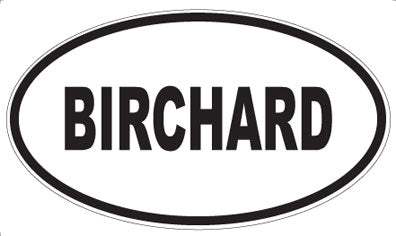 BIRCHARD - Oval Magnet
