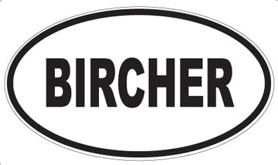 BIRCHER - Oval Magnet