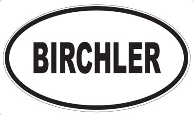 BIRCHLER - Oval Magnet