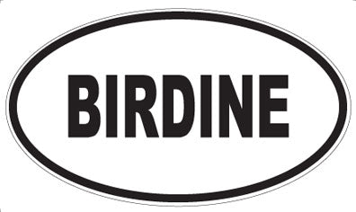 BIRDINE - Oval Magnet