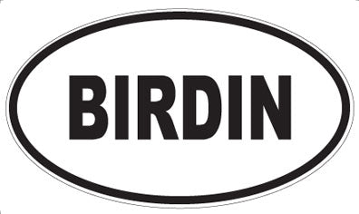 BIRDIN - Oval Magnet