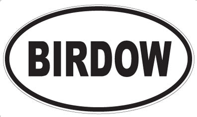 BIRDOW - Oval Magnet