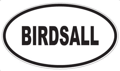 BIRDSALL - Oval Magnet