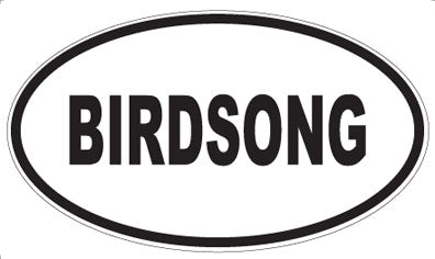 BIRDSONG - Oval Magnet