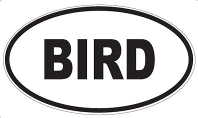 BIRD - Oval Magnet