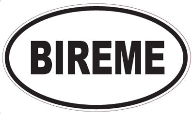 BIREME - Oval Sticker