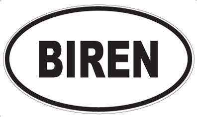 BIREN - Oval Magnet