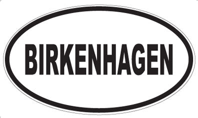 BIRKENHAGEN - Oval Magnet