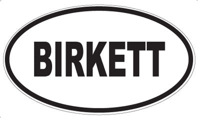 BIRKETT - Oval Magnet