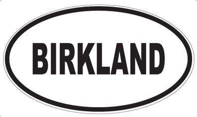 BIRKLAND - Oval Magnet
