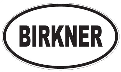 BIRKNER - Oval Magnet