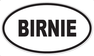 BIRNIE - Oval Magnet