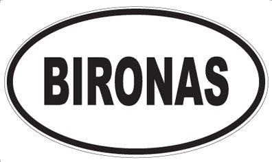 BIRONAS - Oval Magnet