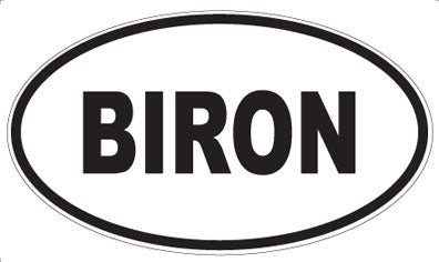 BIRON - Oval Magnet