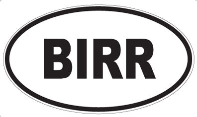 BIRR - Oval Magnet