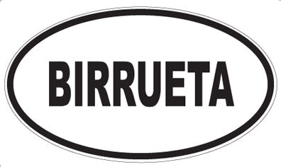 BIRRUETA - Oval Magnet