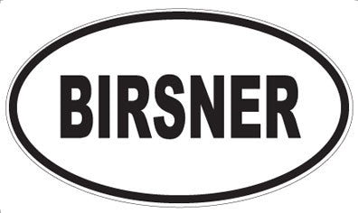 BIRSNER - Oval Magnet