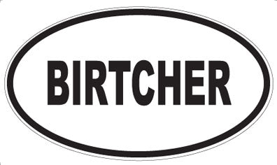BIRTCHER - Oval Magnet