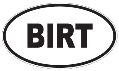 BIRT - Oval Magnet