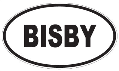 BISBY - Oval Magnet