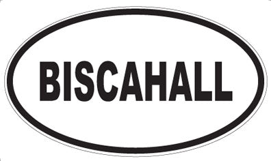 BISCAHALL - Oval Magnet